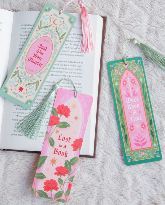 Lost In A Book Fantasy Bookmark with Tassel
