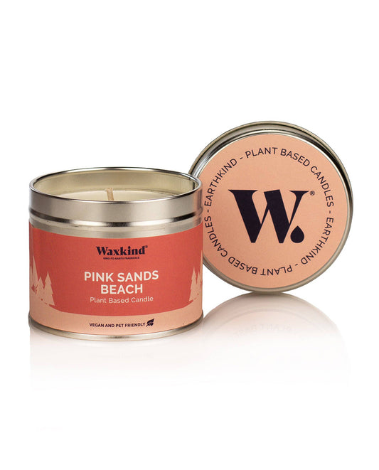 Pink Sands Beach Tin Candle